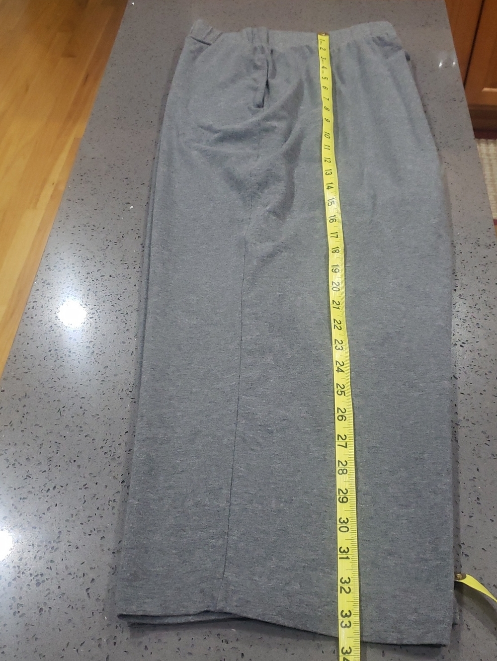 Terra & Sky Charcoal Gray Capri Pants, 2X (20W - 22W) - Picture 6 of 7